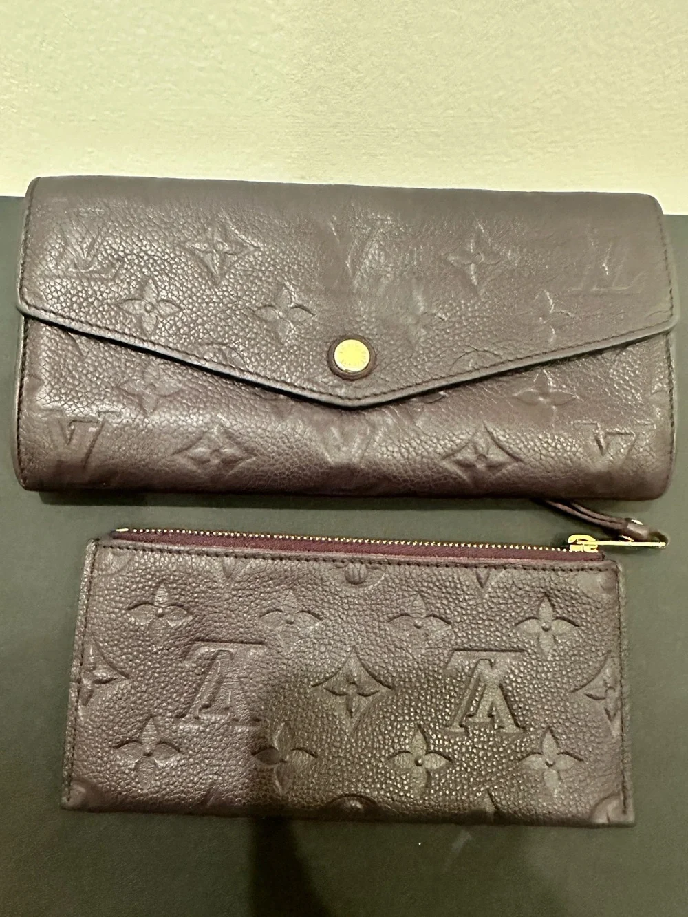 Louis Vuitton Empreinte Wallet & Pouch
